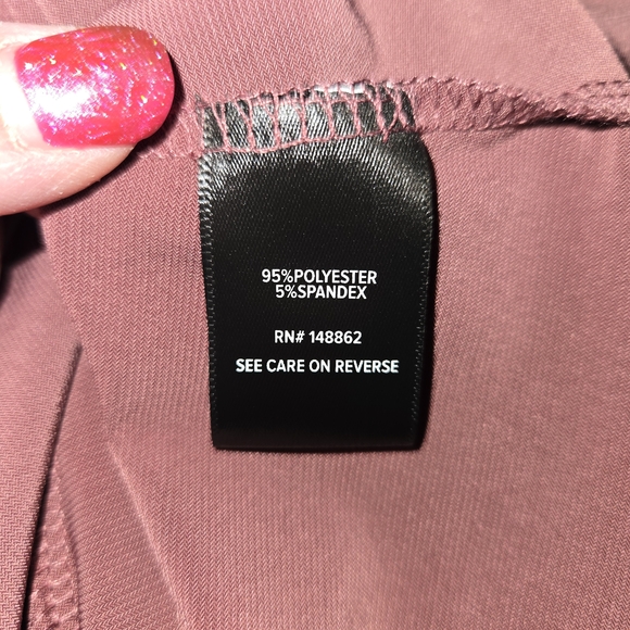 Torrid Mauve Long Sleeve Dress Size 1 - Picture 6 of 6